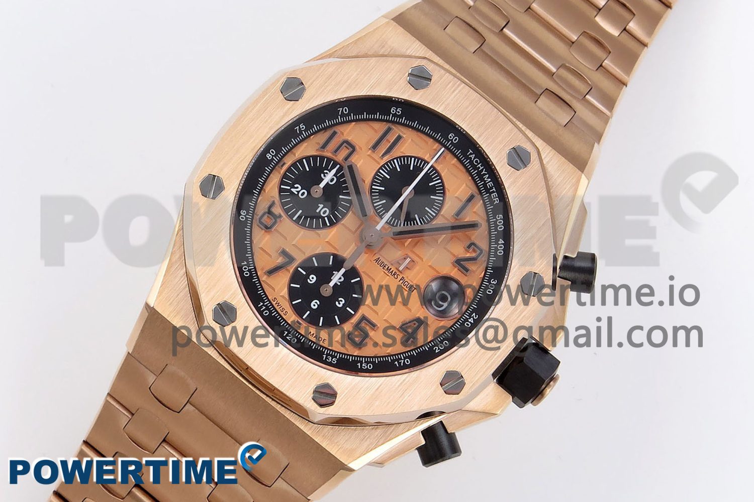 ROYAL OAK OFFSHORE 42MM RG APF 1:1 BEST EDITION RG DIAL ON RG BRACELET A3126 - Image 2