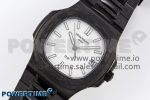 NAUTILUS 5711 DIW CARBON DIWF 1:1 BEST EDITION WHITE TEXTURED DIAL ON CARBON/PVD BRACELET 324CS - Image 2