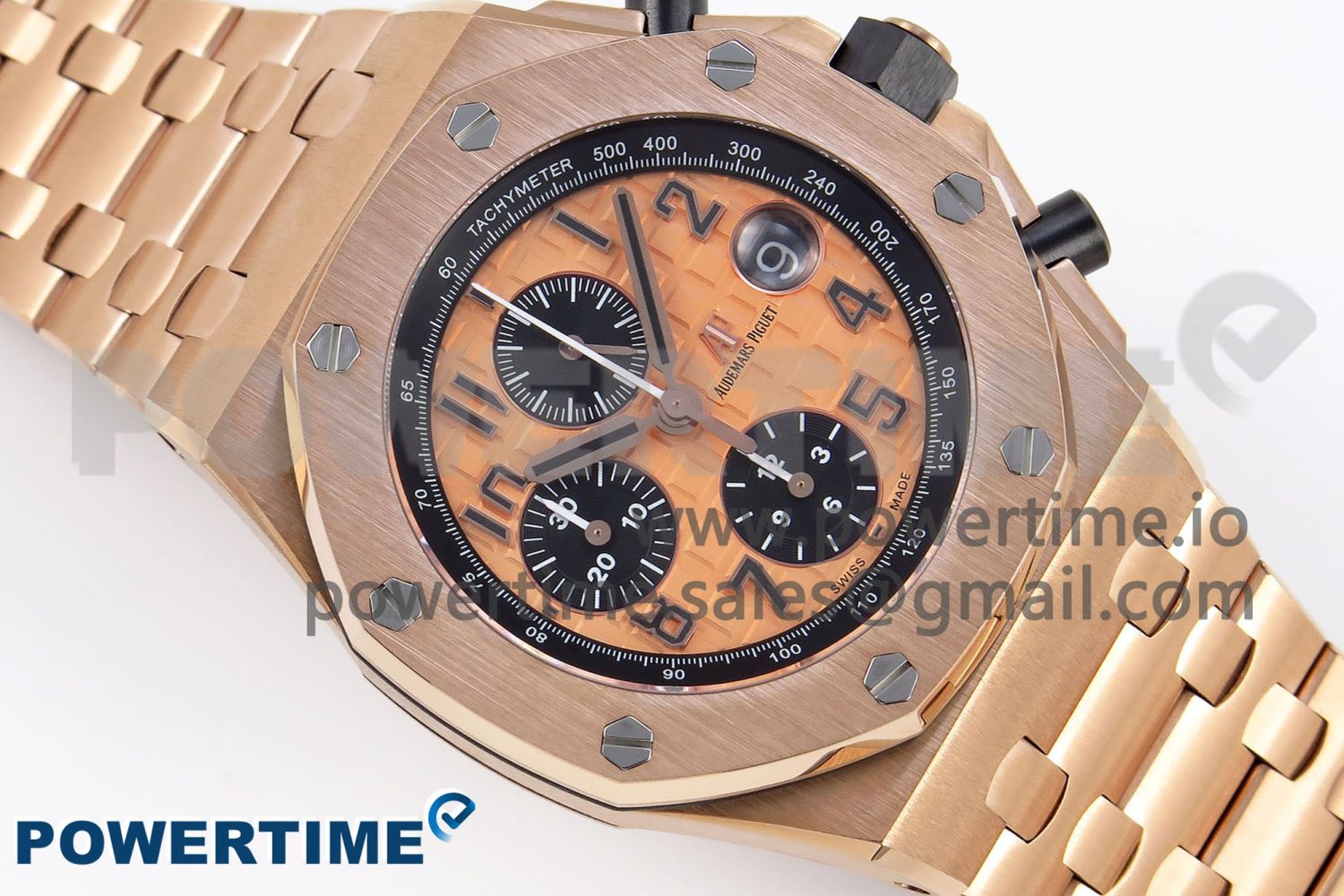 ROYAL OAK OFFSHORE 42MM RG APF 1:1 BEST EDITION RG DIAL ON RG BRACELET A3126 - Image 3