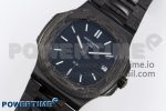 NAUTILUS 5711 DIW CARBON DIWF 1:1 BEST EDITION BLUE TEXTURED DIAL ON CARBON/PVD BRACELET 324CS - Image 2
