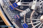 RM21-01 TOURBILLON NTPT RMF BEST EDITION RG BEZEL SKELETON DIAL ON WHITE RUBBER STRAP - Image 6