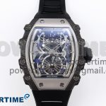 RM21-01 TOURBILLON NTPT RMF BEST EDITION SKELETON DIAL ON BLACK RUBBER STRAP