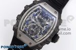 RM21-01 TOURBILLON NTPT RMF BEST EDITION SKELETON DIAL ON BLACK RUBBER STRAP - Image 2