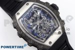 RM21-01 TOURBILLON NTPT RMF BEST EDITION SKELETON DIAL ON BLACK RUBBER STRAP - Image 3