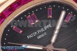 NAUTILUS 5711 RG GPF 1:1 BEST EDITION GRAY DIAL PURPLE DIAMONDS BEZEL ON RG BRACELET 324CS - Image 4
