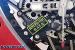 RM035 RED CARBON T+F BEST EDITION SKELETON DIAL ON WHITE RUBBER STRAP CLONE RMUL2 - Image 6