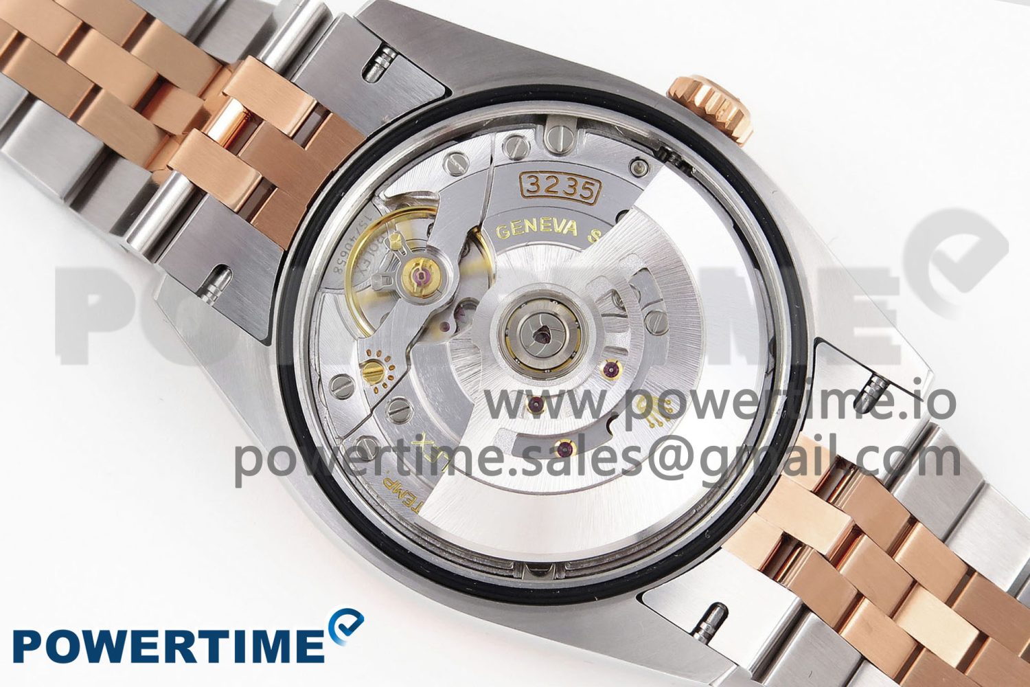 DateJust 36 SS/RG 126231 VSF 1:1 Best Edition 904L Steel Gray Dial Green Roman Marker on Jubilee Bracelet VS3235 - Image 9