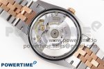 DateJust 36 SS/RG 126231 VSF 1:1 Best Edition 904L Steel Gray Dial Green Roman Marker on Jubilee Bracelet VS3235 - Image 9