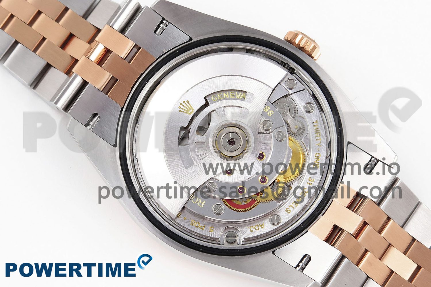 DateJust 36 SS/RG 126231 VSF 1:1 Best Edition 904L Steel Gray Dial Green Roman Marker on Jubilee Bracelet VS3235 - Image 10