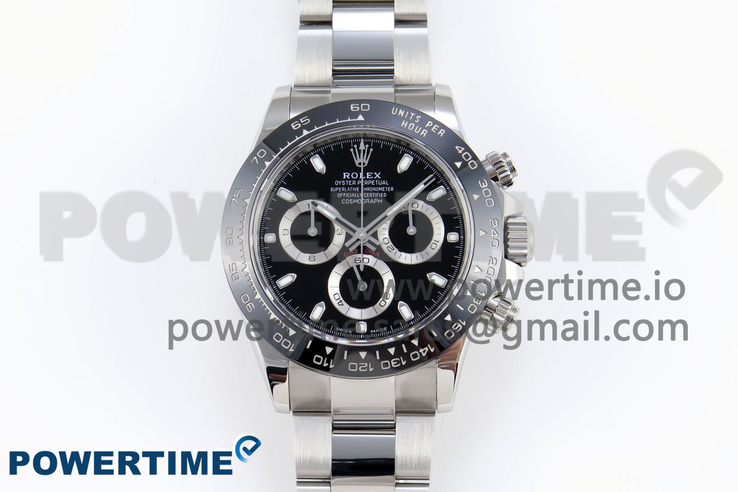 DAYTONA 116500 APSF 1:1 BEST EDITION BLACK DIAL ON SS BRACELET SH4130 - Image 1