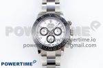 DAYTONA 116500 APSF 1:1 BEST EDITION WHITE DIAL ON SS BRACELET SH4130