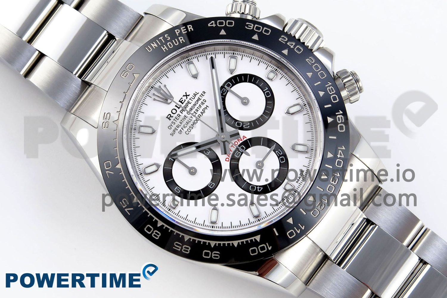 DAYTONA 116500 APSF 1:1 BEST EDITION WHITE DIAL ON SS BRACELET SH4130 - Image 3
