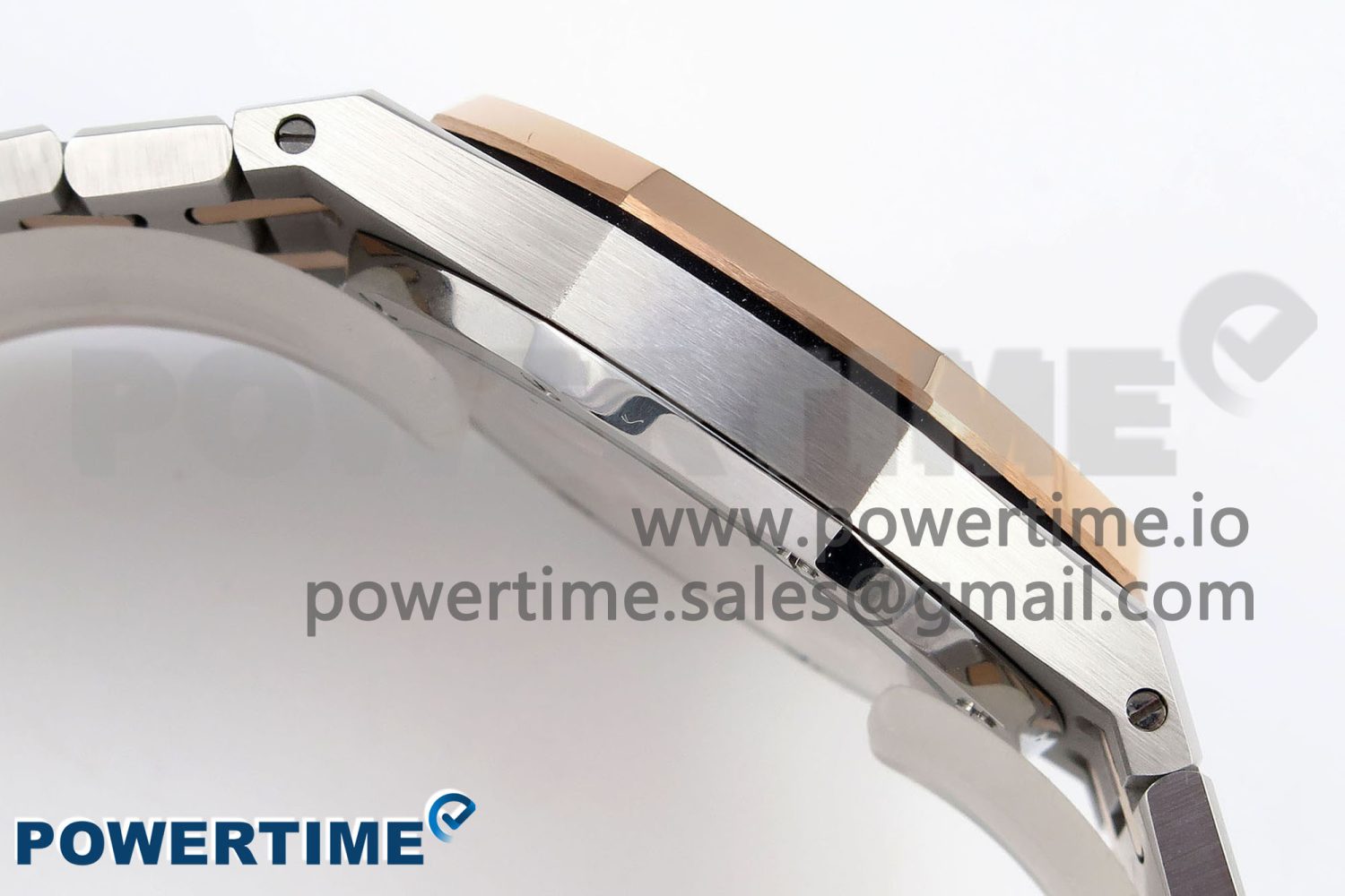 ROYAL OAK 33MM LADIES SS/RG 8F BEST EDITION WHITE DIAL DIAMONDS BEZEL ON SS/RG BRACELET QUARTZ - Image 7