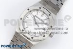 ROYAL OAK 33MM LADIES SS 8F BEST EDITION WHITE DIAL ON SS BRACELET QUARTZ - Image 2
