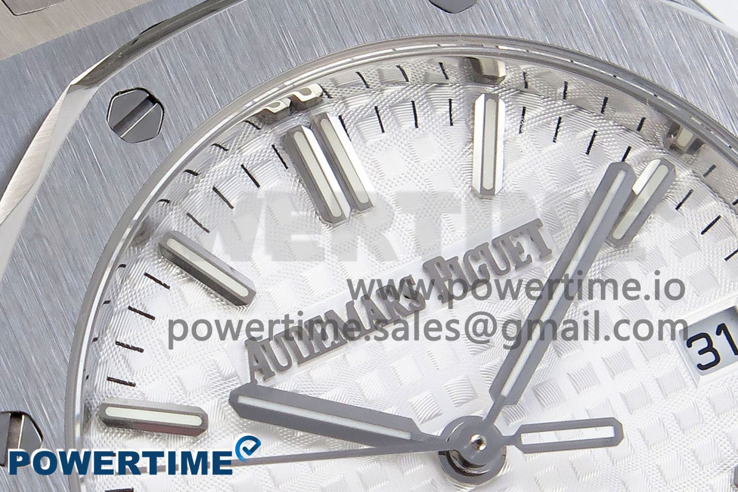 ROYAL OAK 33MM LADIES SS 8F BEST EDITION WHITE DIAL ON SS BRACELET QUARTZ - Image 4