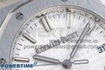 ROYAL OAK 33MM LADIES SS 8F BEST EDITION WHITE DIAL ON SS BRACELET QUARTZ - Image 4