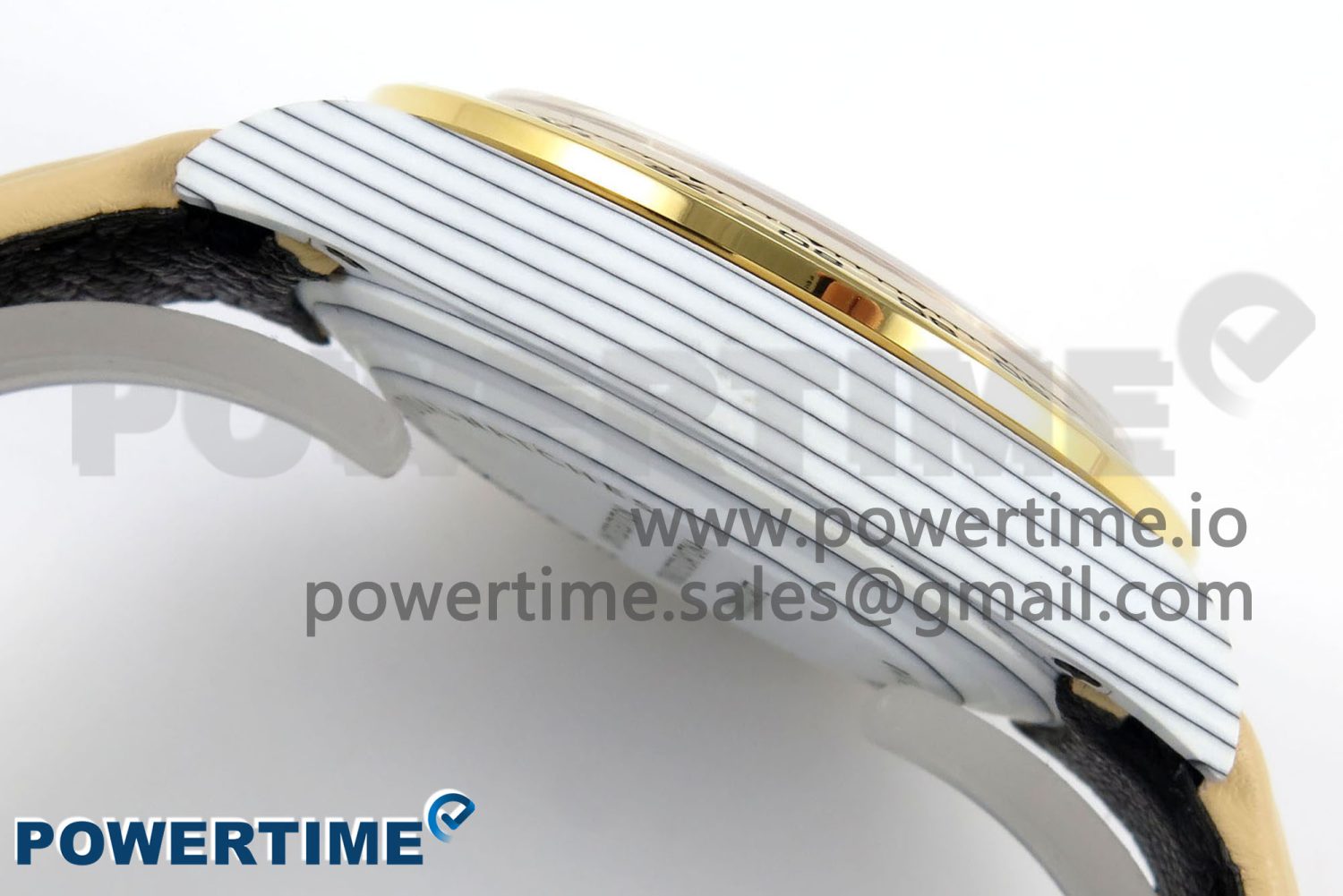 Daytona DIW White Carbon Case YG Bezel Noob Best Edition Beige Dial on Beige Nylon Strap SA4130 - Image 8
