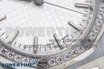 ROYAL OAK 33MM LADIES SS 8F BEST EDITION WHITE DIAL DIAMONDS BEZEL ON SS BRACELET QUARTZ - Image 5