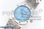 ROYAL OAK 33MM LADIES SS 8F BEST LIGHT BLUE VERSION DIAL ON SS BRACELET QUARTZ - Image 2