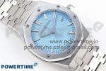 ROYAL OAK 33MM LADIES SS 8F BEST LIGHT BLUE VERSION DIAL ON SS BRACELET QUARTZ - Image 3