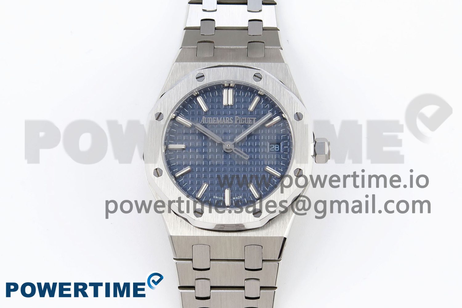 ROYAL OAK 33MM LADIES SS 8F BEST EDITION BLUE DIAL ON SS BRACELET QUARTZ - Image 1