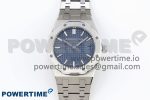 ROYAL OAK 33MM LADIES SS 8F BEST EDITION BLUE DIAL ON SS BRACELET QUARTZ