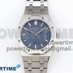 ROYAL OAK 33MM LADIES SS 8F BEST EDITION BLUE DIAL ON SS BRACELET QUARTZ