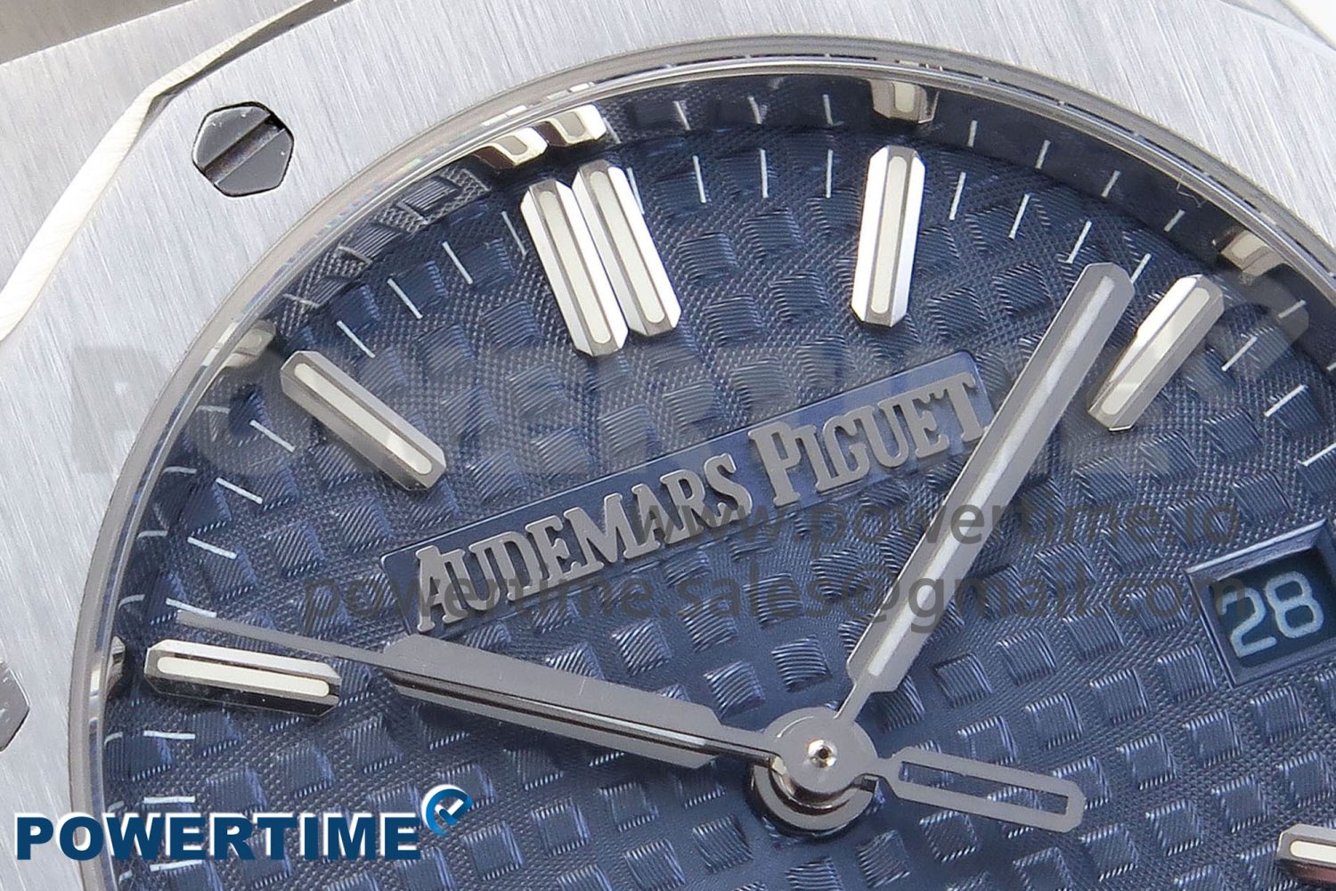 ROYAL OAK 33MM LADIES SS 8F BEST EDITION BLUE DIAL ON SS BRACELET QUARTZ - Image 4