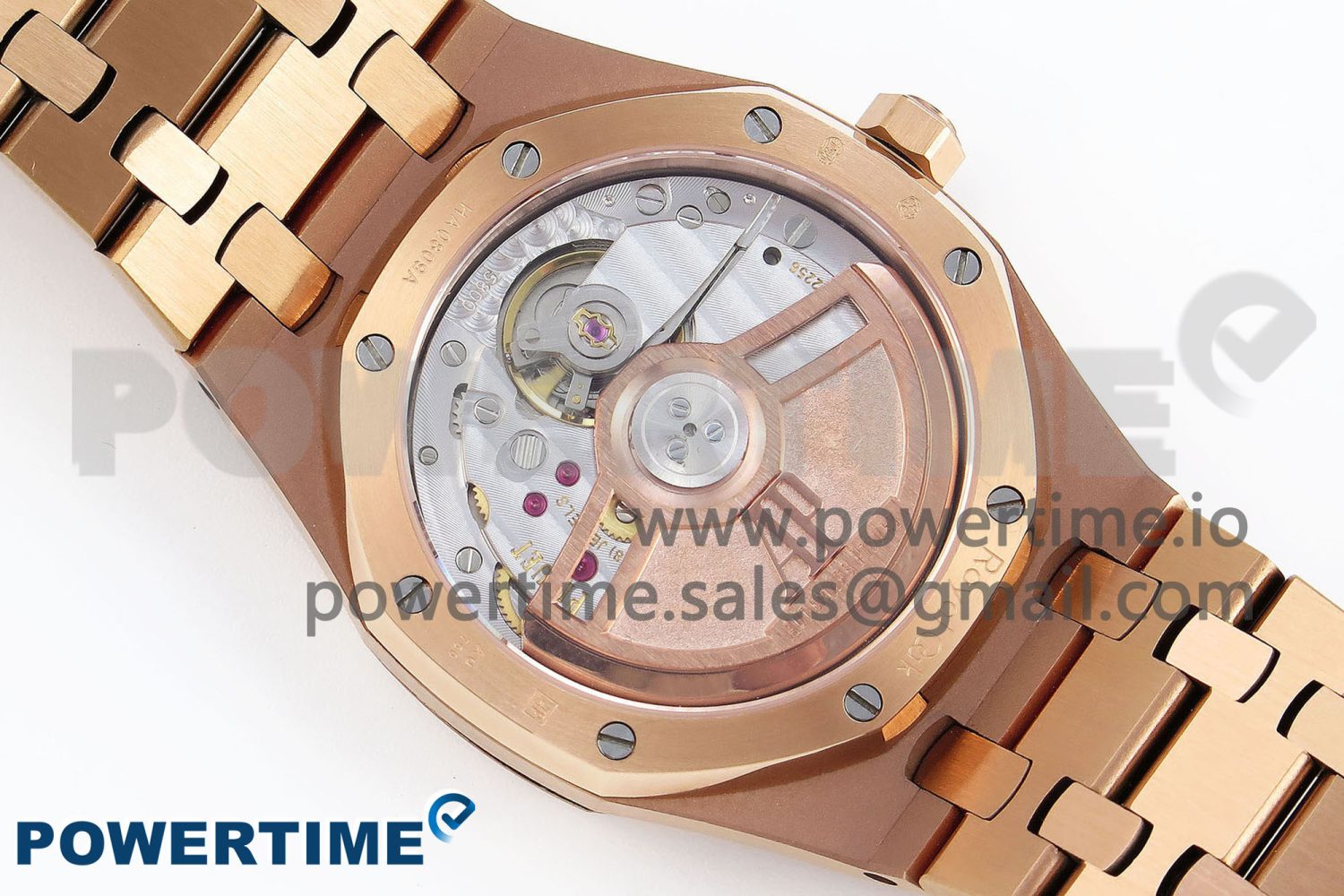 ROYAL OAK 33MM LADIES RG 8F BEST EDITION BLUE DIAL DIAMONDS BEZEL ON RG BRACELET QUARTZ - Image 9