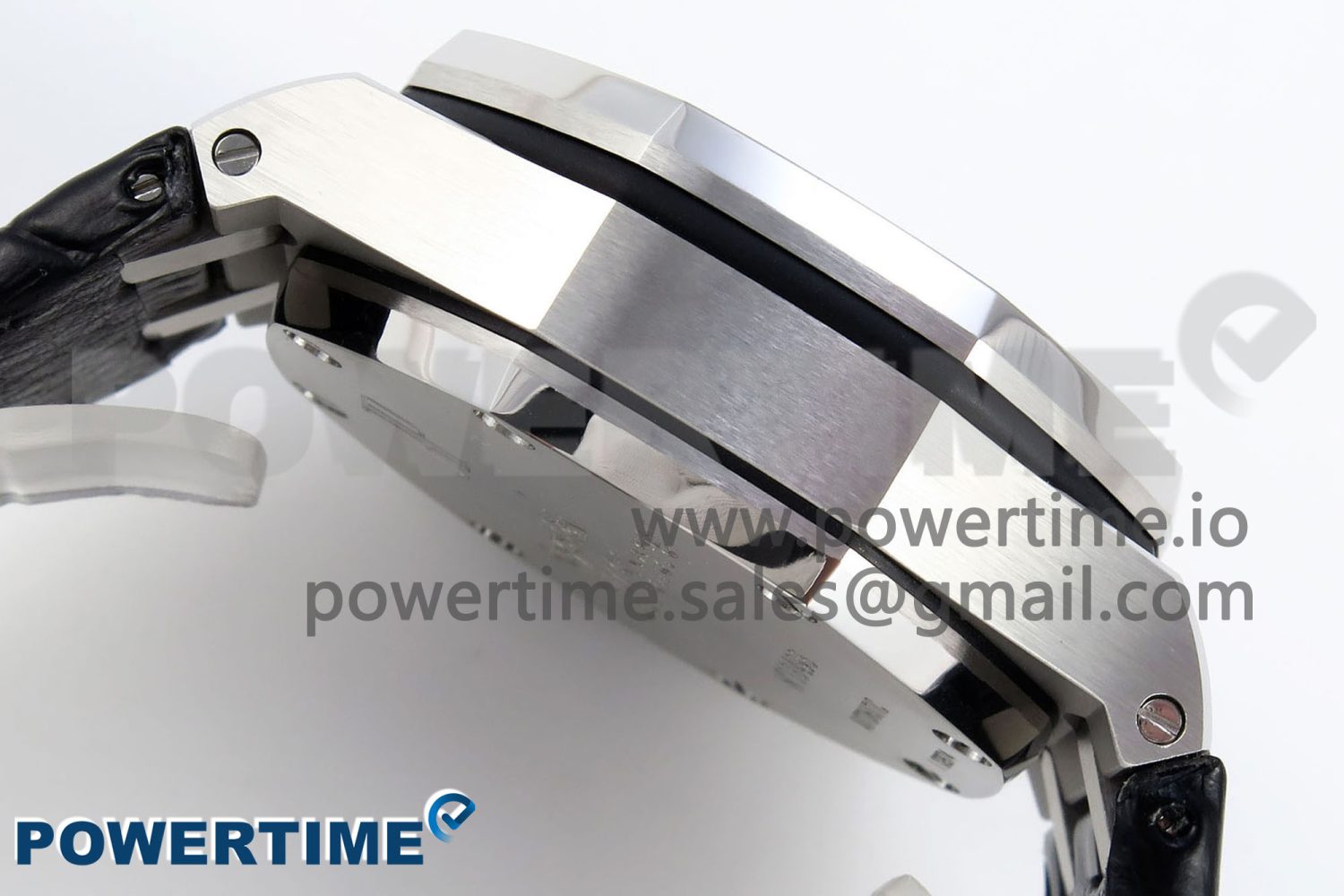 Royal Oak Offshore 42mm SS APF 1:1 Best Edition Black Dial White Markers Ceramic Bezel on Black Rubber Strap A7750 - Image 7