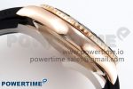 YACHT-MASTER 126655 GAIN WEIGHT RG/TUNGSTEN GOLD ARF 1:1 BEST EDITION BLACK CERAMIC BEZEL ON OYSTERFLEX RUBBER STRAP VS3235 - Image 7