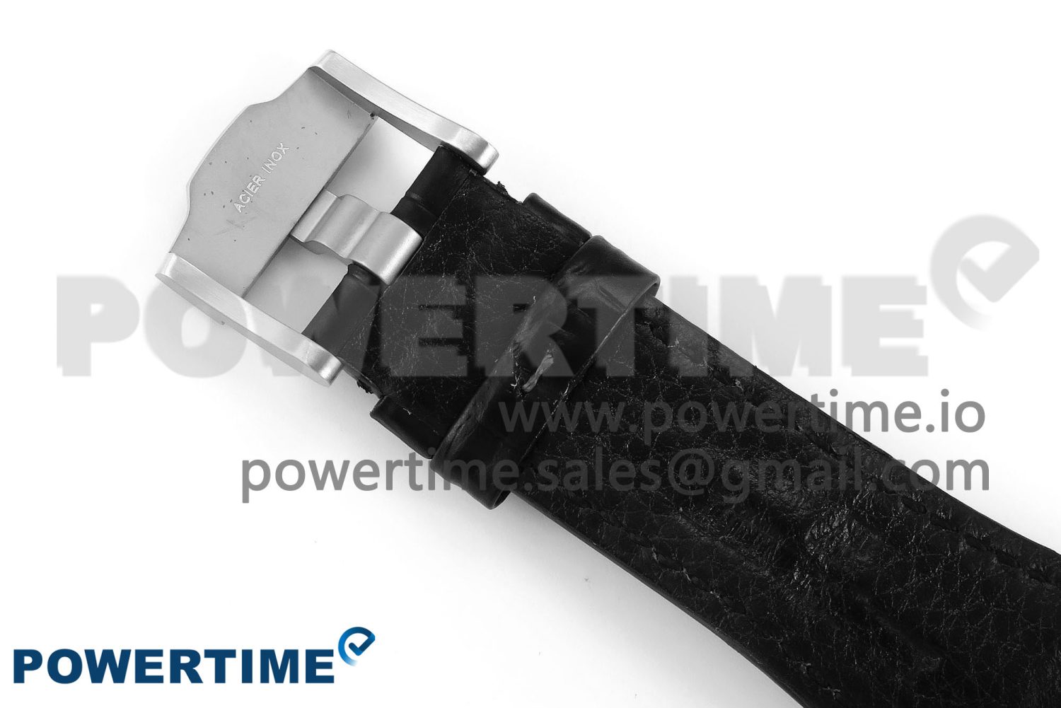 Royal Oak Offshore 42mm SS APF 1:1 Best Edition Black Dial White Markers on Black Leather Strap A7750 - Image 12