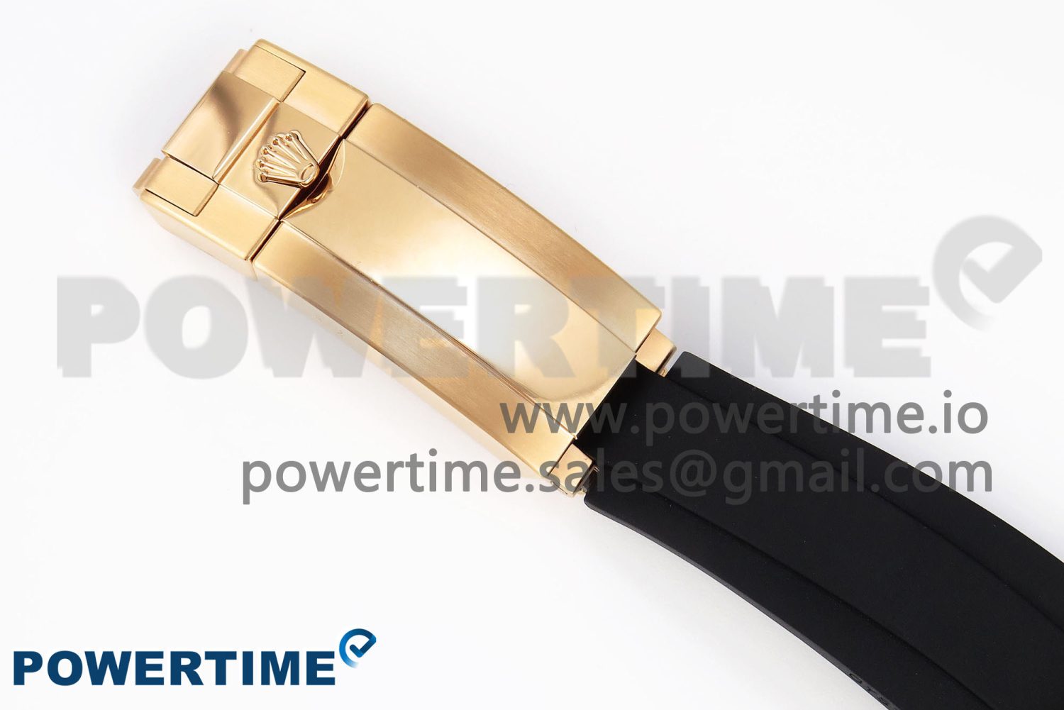 YACHT-MASTER 126655 GAIN WEIGHT RG/TUNGSTEN GOLD ARF 1:1 BEST EDITION BLACK CERAMIC BEZEL ON OYSTERFLEX RUBBER STRAP VS3235 - Image 13
