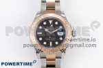 Yacht-Master 126621 SS/RG 904L Steel VSF 1:1 Best Edition Black Dial on SS/RG Bracelet VS3235
