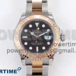 Yacht-Master 126621 SS/RG 904L Steel VSF 1:1 Best Edition Black Dial on SS/RG Bracelet VS3235