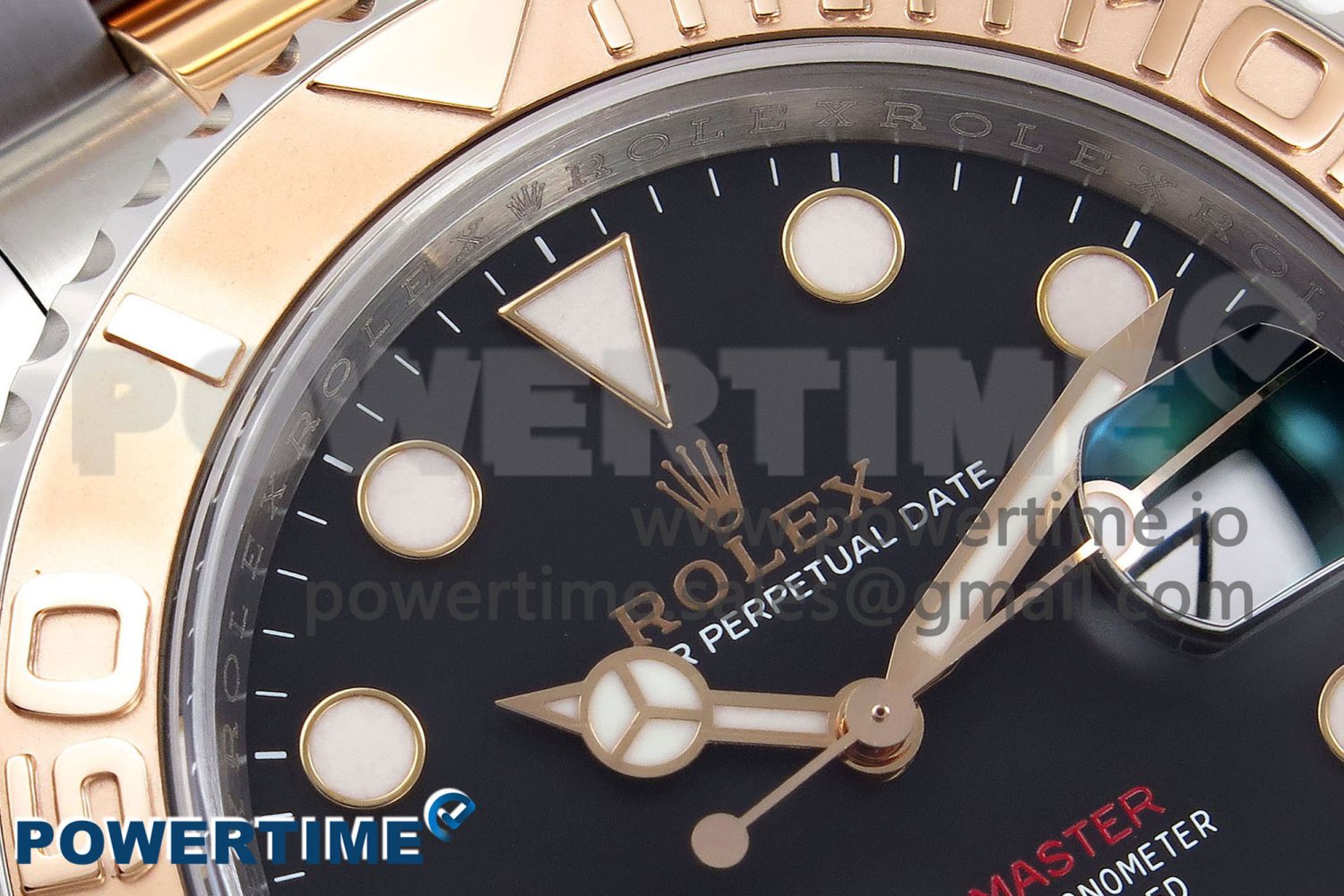 Yacht-Master 126621 SS/RG 904L Steel VSF 1:1 Best Edition Black Dial on SS/RG Bracelet VS3235 - Image 4