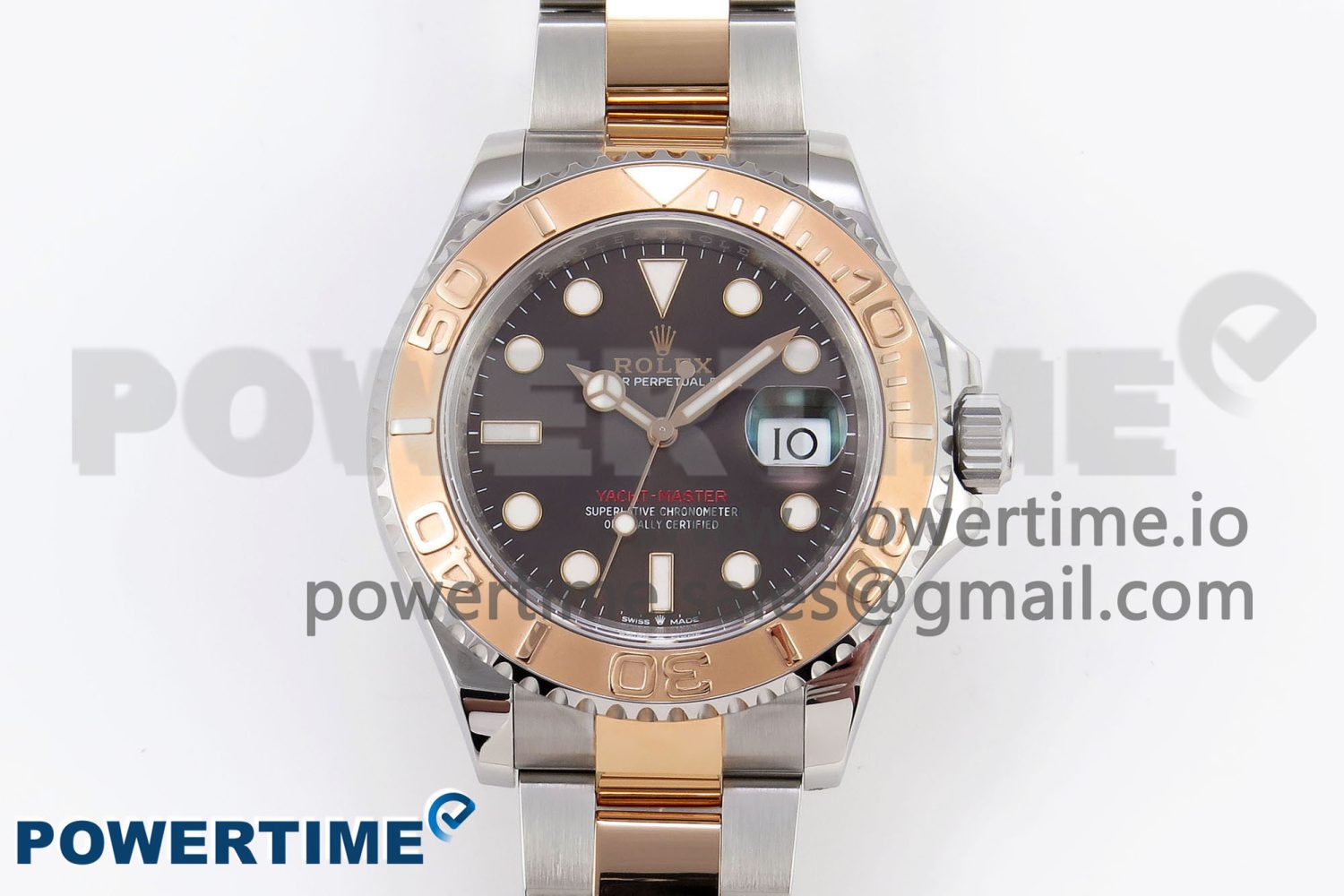 Yacht-Master 126621 SS/RG 904L Steel VSF 1:1 Best Edition Brown Dial on SS/RG Bracelet VS3235 - Image 1