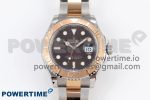 Yacht-Master 126621 SS/RG 904L Steel VSF 1:1 Best Edition Brown Dial on SS/RG Bracelet VS3235
