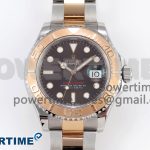 Yacht-Master 126621 SS/RG 904L Steel VSF 1:1 Best Edition Brown Dial on SS/RG Bracelet VS3235