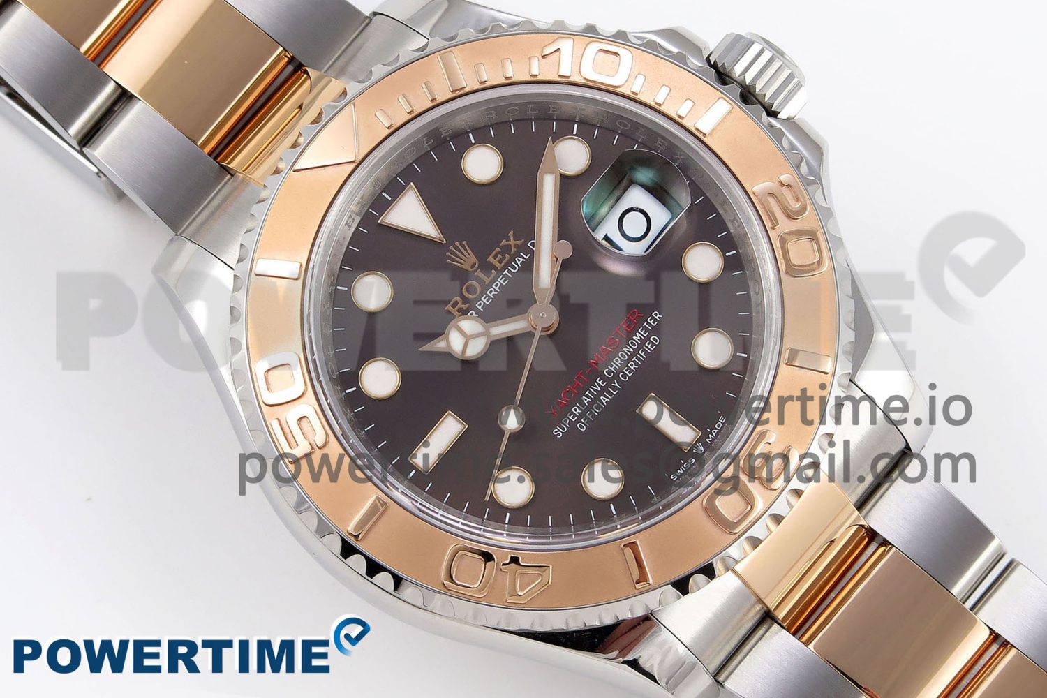 Yacht-Master 126621 SS/RG 904L Steel VSF 1:1 Best Edition Brown Dial on SS/RG Bracelet VS3235 - Image 3