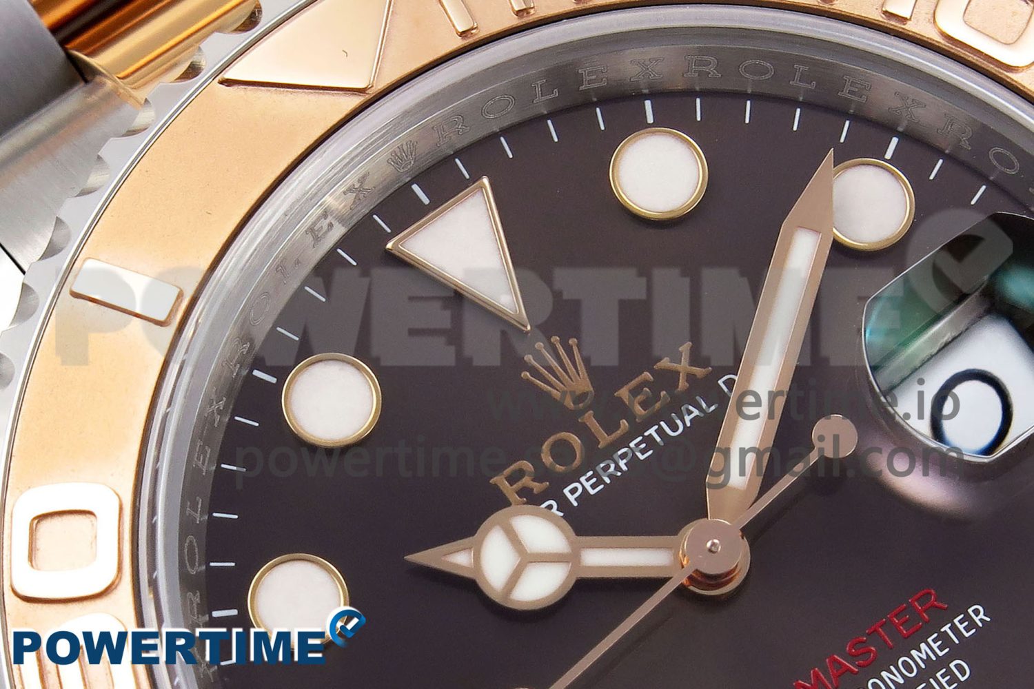 Yacht-Master 126621 SS/RG 904L Steel VSF 1:1 Best Edition Brown Dial on SS/RG Bracelet VS3235 - Image 4