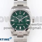 Oyster Perpetual 126000 36mm VSF 1:1 Best Edition 904L Steel Green Dial VS3235