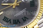 DateJust 36 SS/YG 126233 VSF 1:1 Best Edition 904L Steel Gray Dial Green Roman Marker on Jubilee Bracelet VS3235 - Image 5