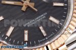 DateJust 36 SS/RG 126231 VSF 1:1 Best Edition 904L Steel Gray Textured Stick Dial on Jubilee Bracelet VS3235 - Image 5