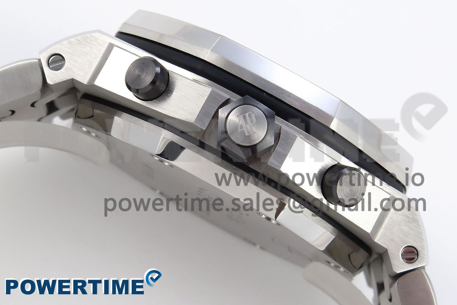 Royal Oak Offshore 42mm SS APF 1:1 Best Edition Gray Dial Black Markers on SS Bracelet A7750 - Image 6