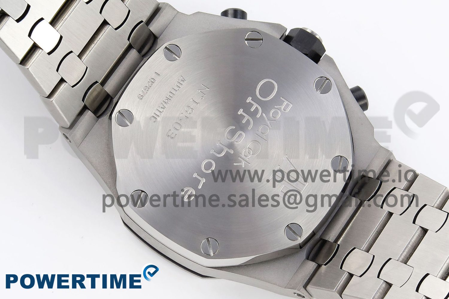 Royal Oak Offshore 42mm SS APF 1:1 Best Edition Gray Dial Black Markers on SS Bracelet A7750 - Image 8