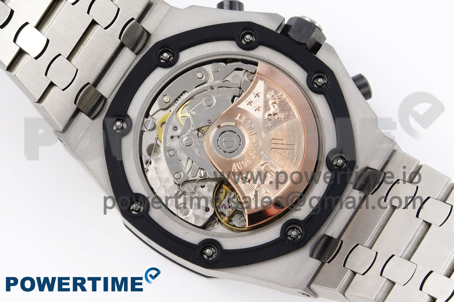 Royal Oak Offshore 42mm SS APF 1:1 Best Edition Gray Dial Black Markers on SS Bracelet A7750 - Image 9