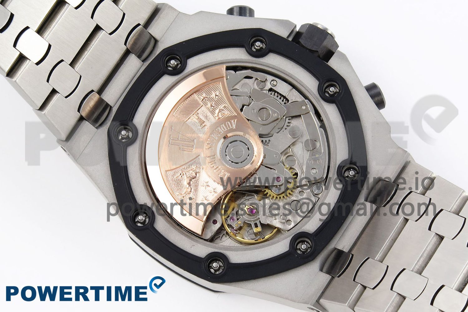 Royal Oak Offshore 42mm SS APF 1:1 Best Edition Gray Dial Black Markers on SS Bracelet A7750 - Image 10