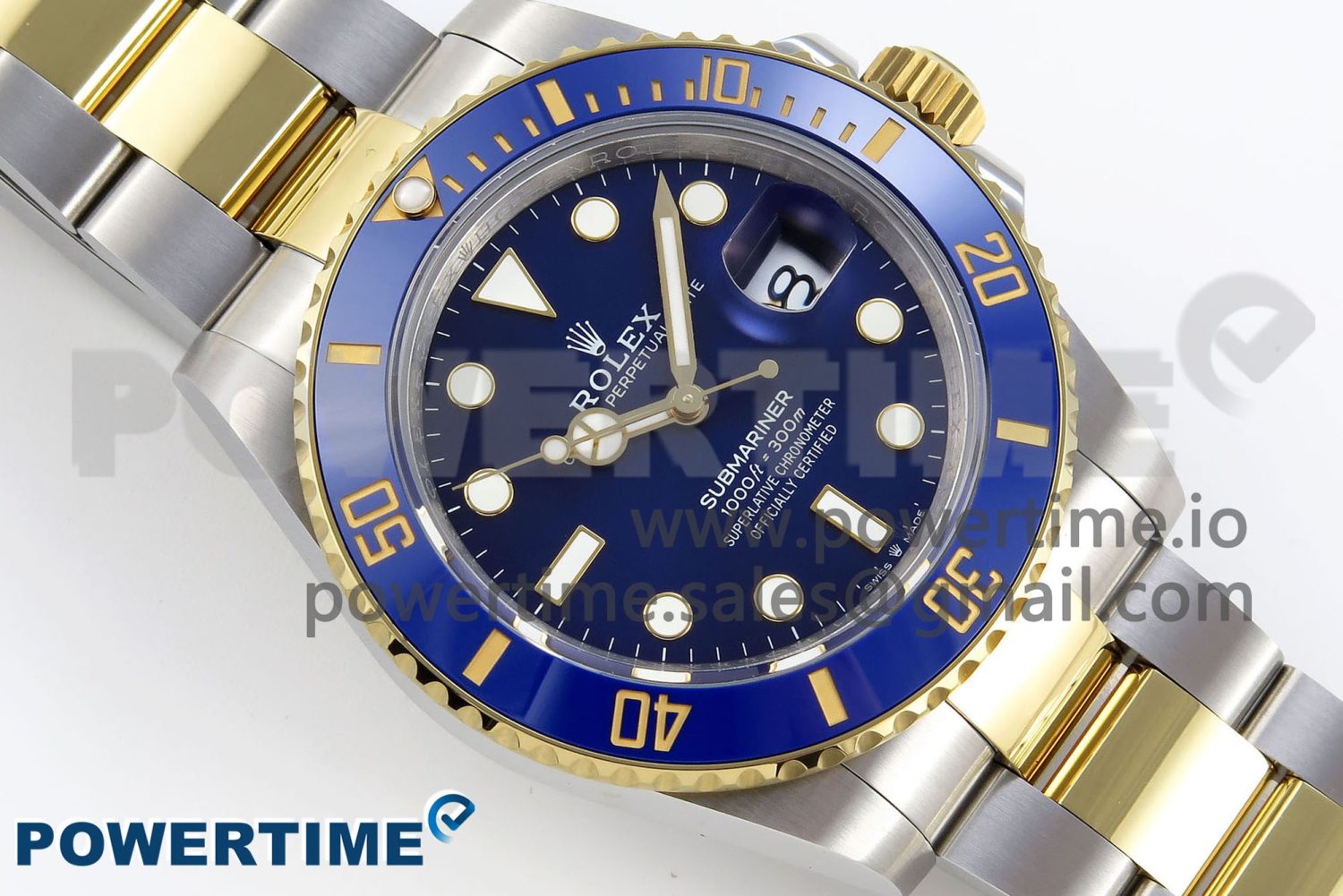Submariner 41mm 126613 LB SS/YG Blue Ceramic 904L Steel JDF 1:1 Best Edition VR3235 V2 - Image 3