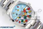 Oyster Perpetual 124300 41mm JDF 1:1 Best Edition 904L Steel Celebration Dial VR3230 - Image 3